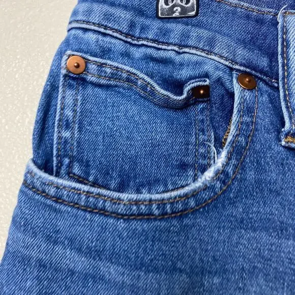 Madewell The High Rise Slim Crop Boyjean Denim Jeans Medium Wash Size 28 - Picture 6 of 11